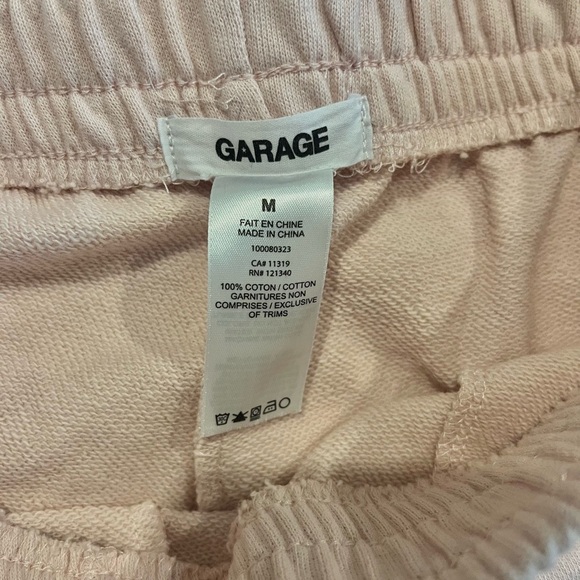 GARAGE Pink Sweat  Shorts Size Medium - Picture 3 of 3